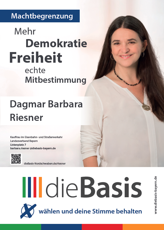 dieBasis-Wahlplakat-Dagmar-Barbara-Riesner
